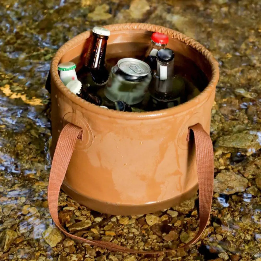 Foldable Camping Bucket 10L/20L – Waterproof Portable Basin Collapsible Camping Bucket SPOT
