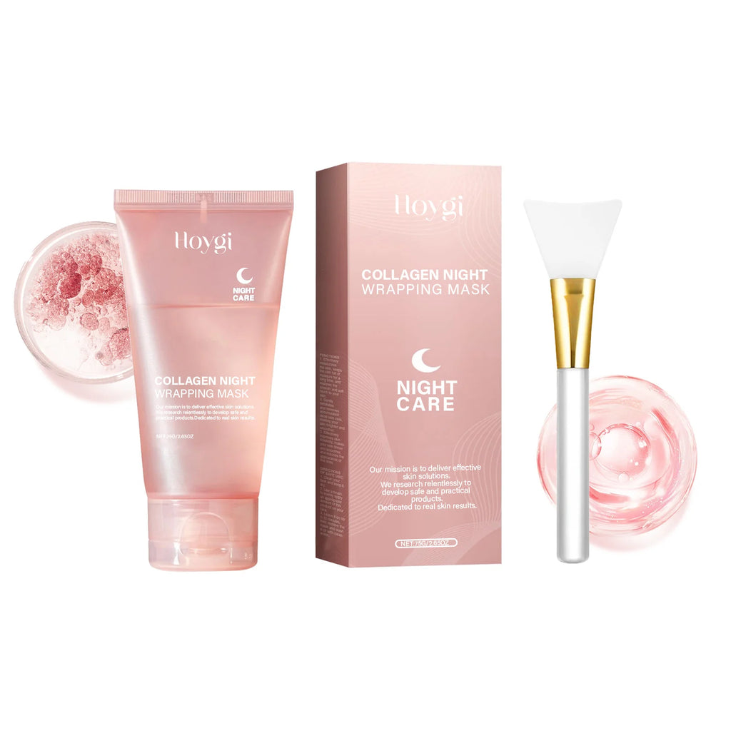 Hoygi Collagen Peel-Off Overnight Face Mask – Firming & Hydrating Overnight Face Mask SPOT A 1 Set