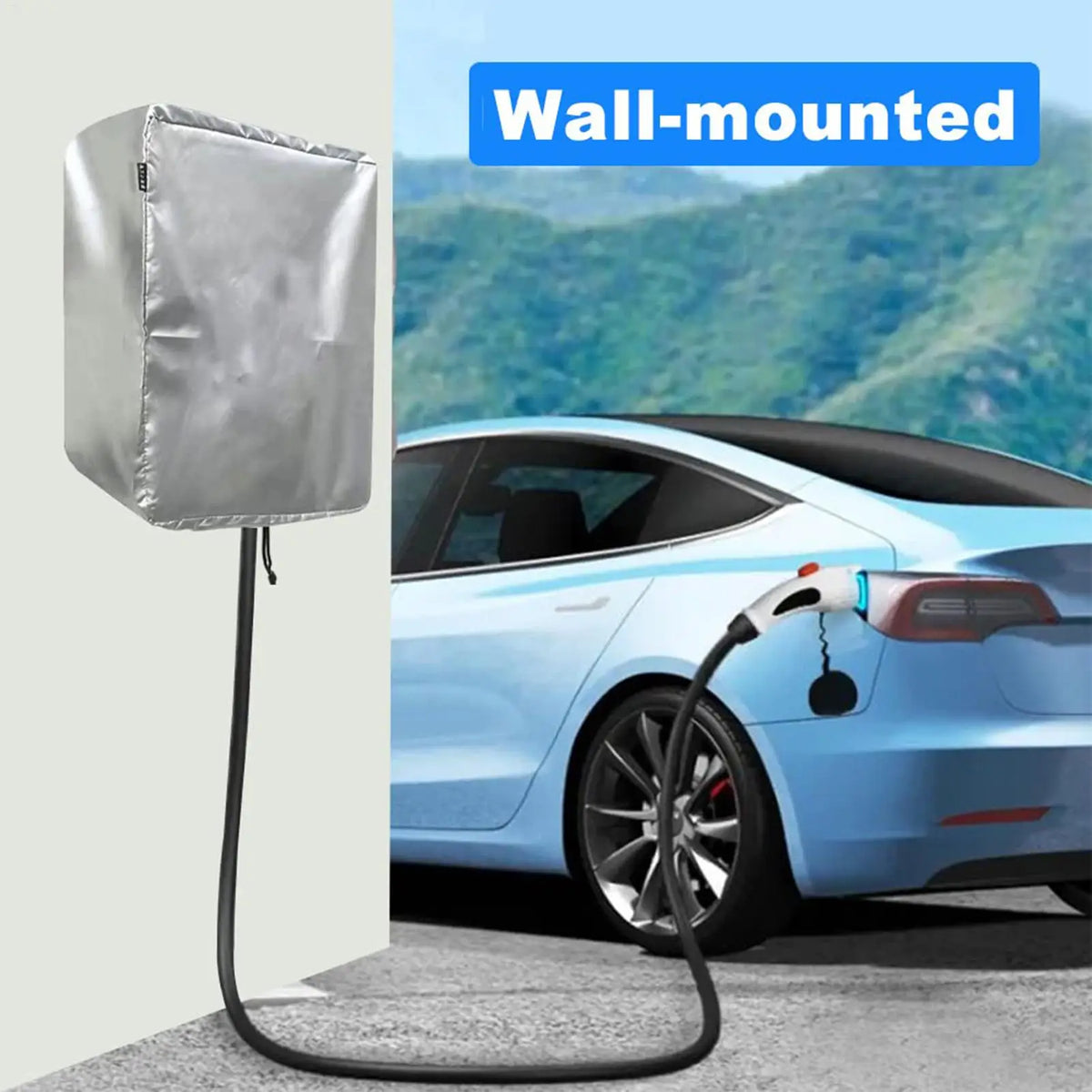 Weatherproof EV Charger Cover – Oxford Cloth Station Protector EV Charger Cover SPOT