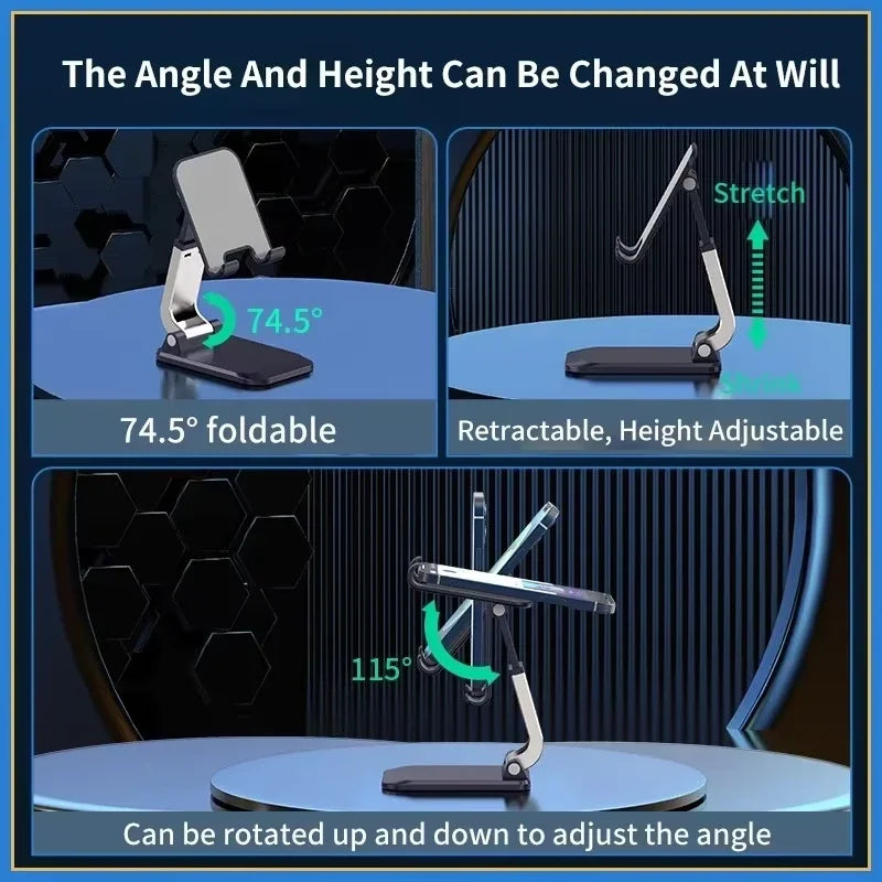 Foldable Phone Stand 360° Adjustable Desk Holder for Tablet Phone Desk Stand SPOT