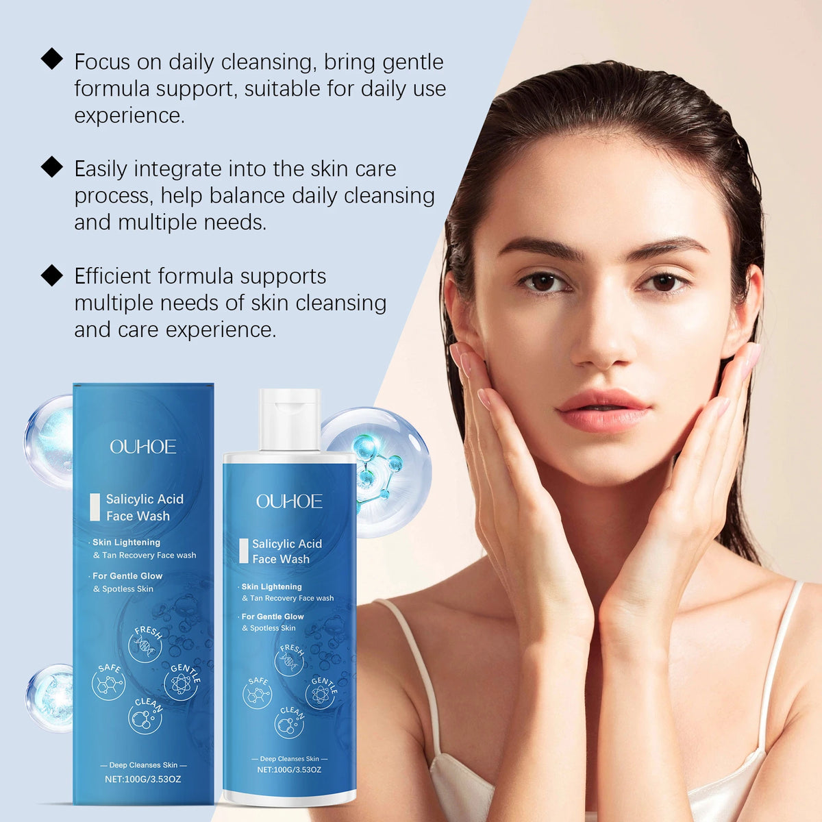 Salicylic Acid Face Wash – Oil Control & Pore Cleanser Facial Cleanser SPOT