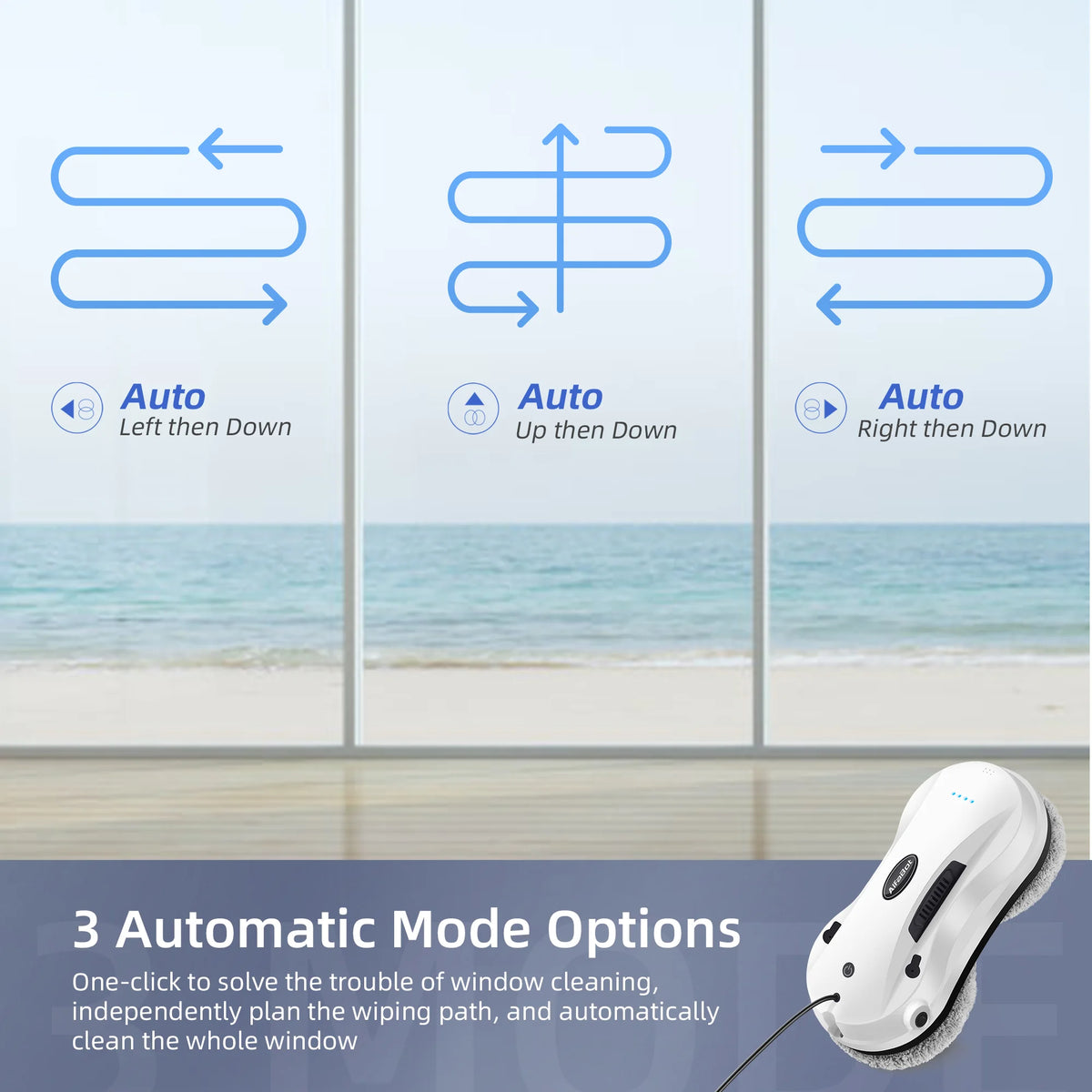 Smart Window Cleaning Robot X7 – App & Remote Controlled Window Cleaning Robot SPOT
