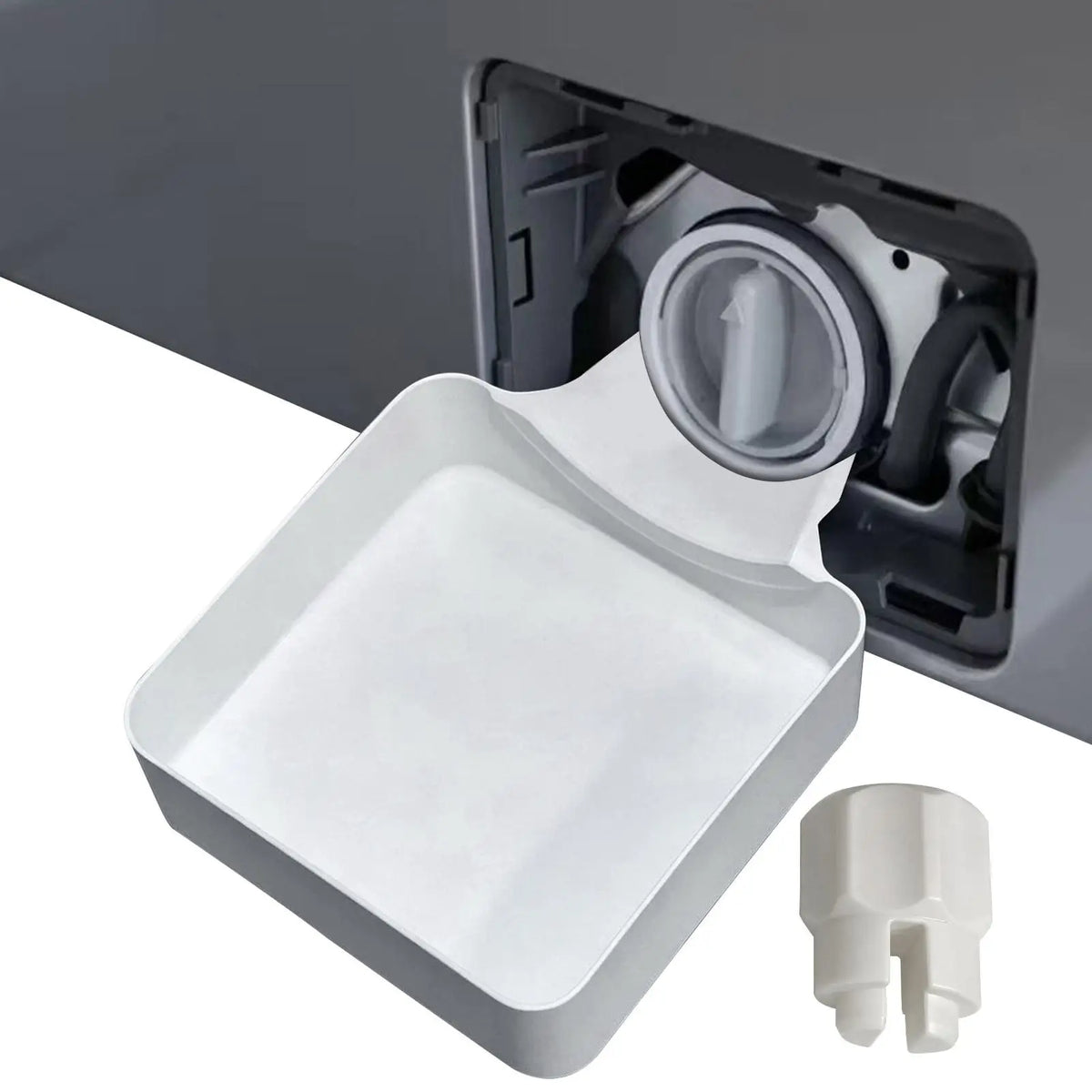 Washing Machine Filter Drain Tray – Leakproof Water Catcher Washing Machine Accessory SPOT