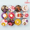 12-Pack Mini Flower Tin Boxes – DIY Candle Jars & Storage Decorative Tin Box SPOT C