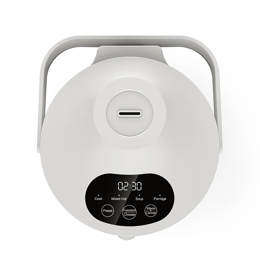 DUTRIEUX 0.8L Mini Rice Cooker – Digital Non-Stick Multicooker Mini Rice Cooker SPOT