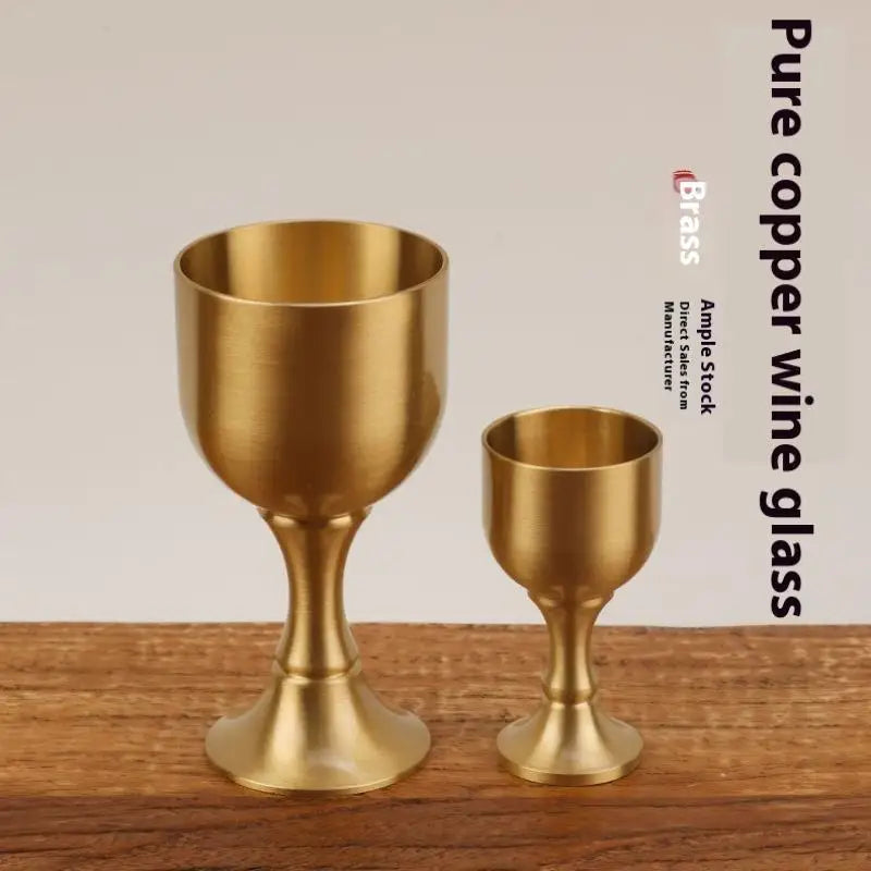 Brass Copper Wine Goblet – Mini Shot Glass & Decor Copper Wine Goblet SPOT