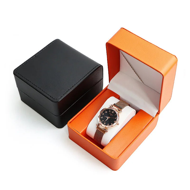 PU Leather Single Watch Box – Travel Storage & Display Case Watch Storage Case SPOT