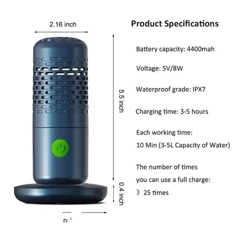 DUTRIEUX Capsule Fruit & Vegetable Cleaner Washer USB Vegetable Cleaner SPOT