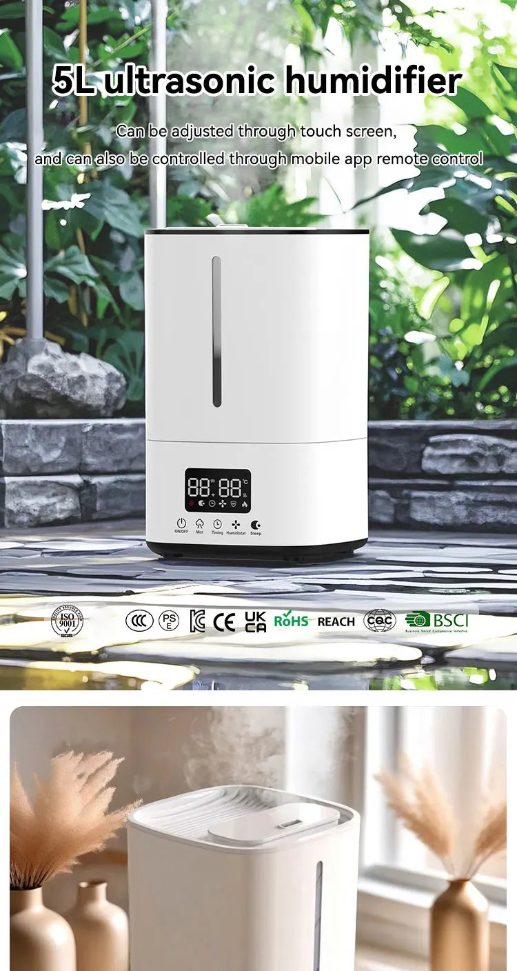 5L Ultrasonic Essential Oil Diffuser & Humidifier | Home Office Ultrasonic Humidifier SPOT