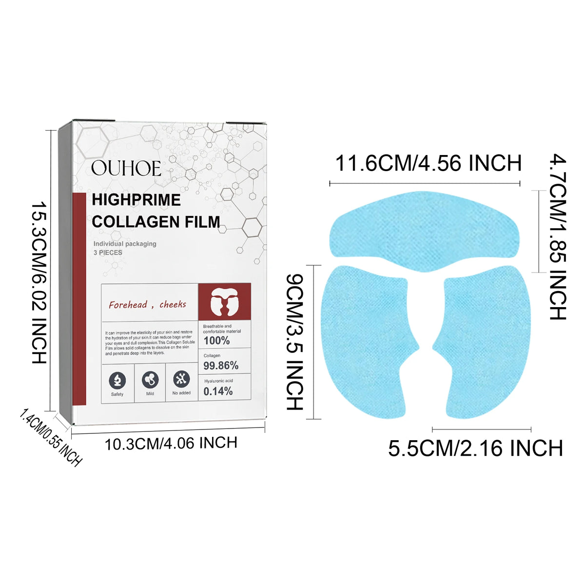 Collagen Facial Mask Set – Anti-Aging Skin Tightening Patches Collagen Face Mask SPOT