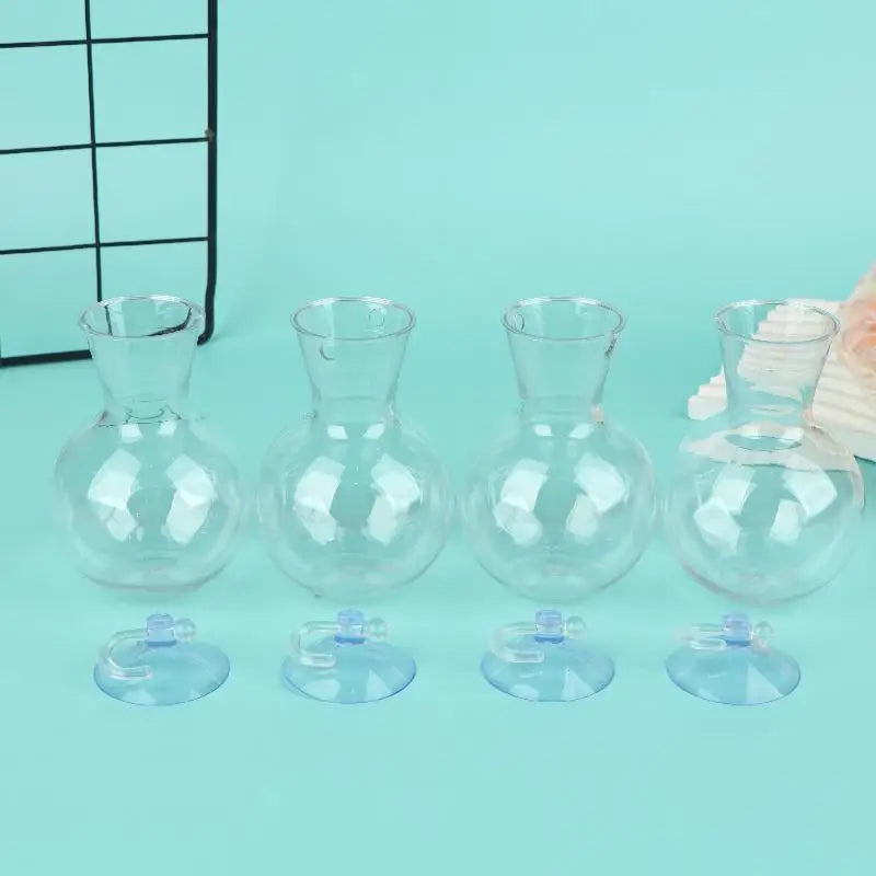 Mini Wall-Mounted Hydroponic Propagation Vases – Set of 2/3/4 Hanging Propagation Vase SPOT 4Pcs