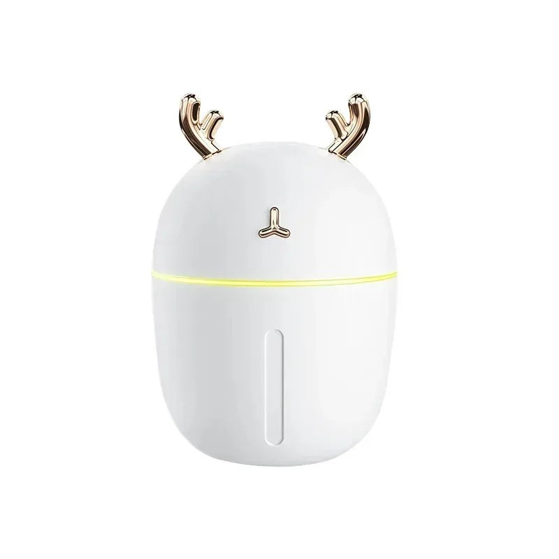 USB Mini Humidifier & Aroma Diffuser – Cute Pet Design Mini Humidifier Diffuser SPOT White USB Type-C