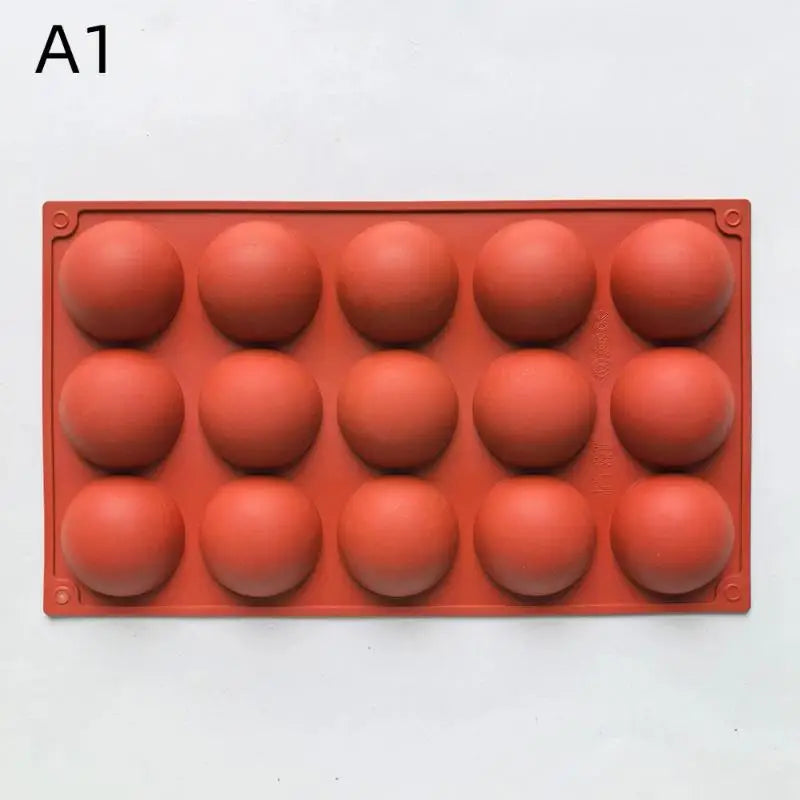 Silicone Hemisphere Mold 6/15/24 Cavity – Dome Baking Mold Silicone Baking Mold SPOT A1