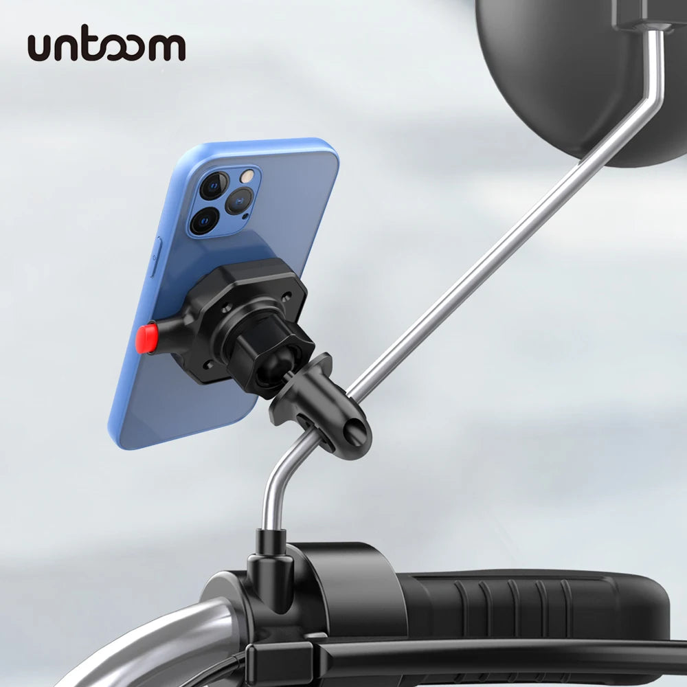 Motorcycle Phone Holder – Mirror Mount GPS Bracket | Universal Motorcycle Phone Mount SPOT