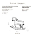 Stainless Steel Rocking Horse Cookie Cutter – Biscuit & Fondant Cookie Cutter Mold SPOT one size