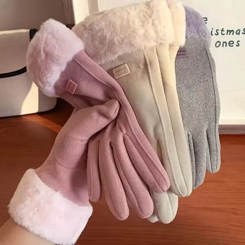 Women's Windproof Winter Gloves – Touch Screen & Thermal Winter Gloves SPOT