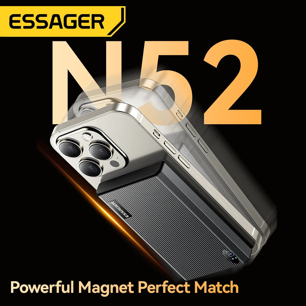 Essager 10000mAh Magnetic Power Bank 20W Wireless Charging Wireless Power Bank SPOT