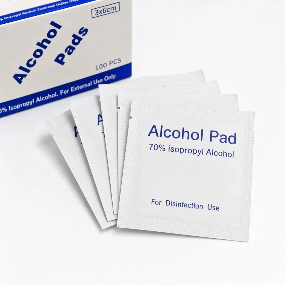 500/1000-Pack 70% Isopropyl Alcohol Prep Pads – Individually Wrapped Alcohol Prep Pads SPOT