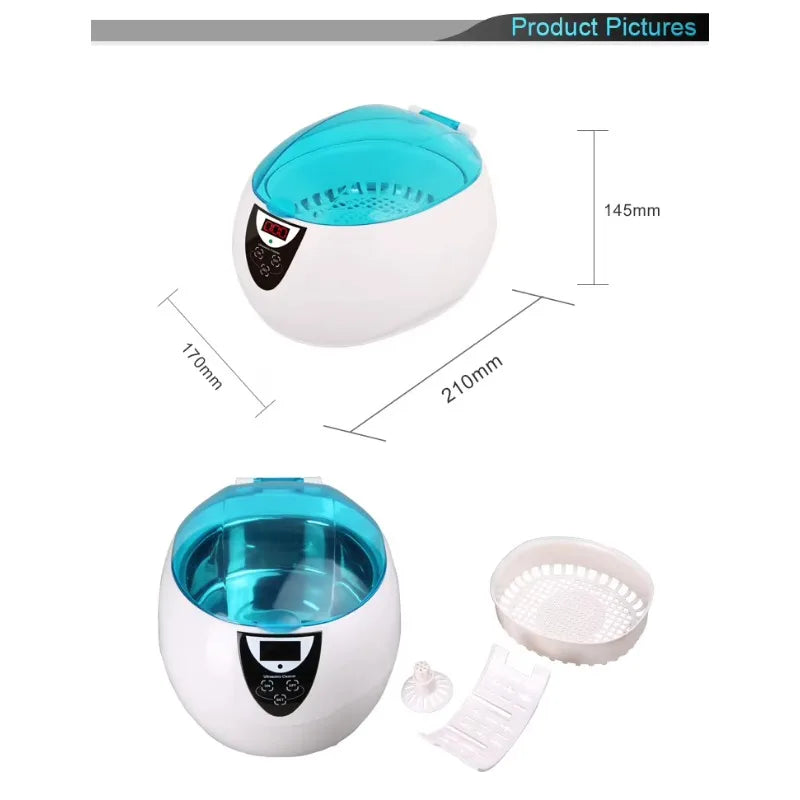 JEKEN 750ml Digital Ultrasonic Cleaner – Jewelry & Watch Ultrasonic Cleaner SPOT