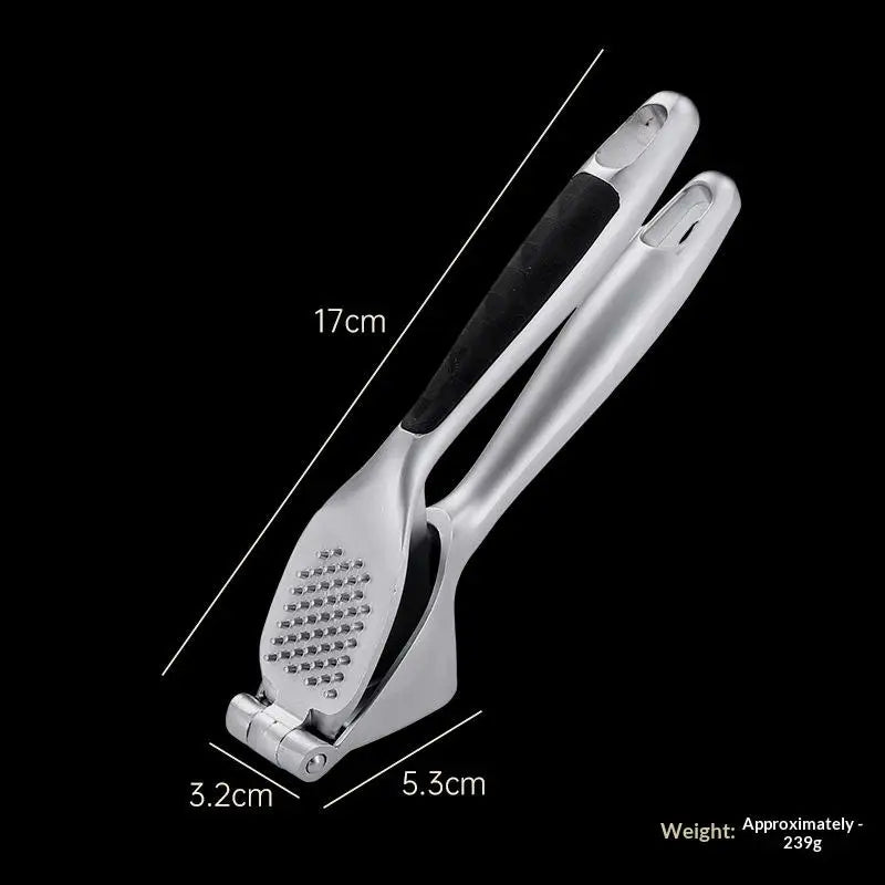 Zinc Alloy Garlic Press – Ergonomic Easy-Squeeze Handle Garlic Press SPOT