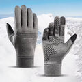 Winter Touchscreen Gloves – Windproof Non-Slip Outdoor Sports Outdoor Winter Gloves SPOT gray M