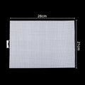 14-Count Plastic Cross Stitch Canvas Mesh Sheet for DIY Crafts Cross Stitch Canvas SPOT White