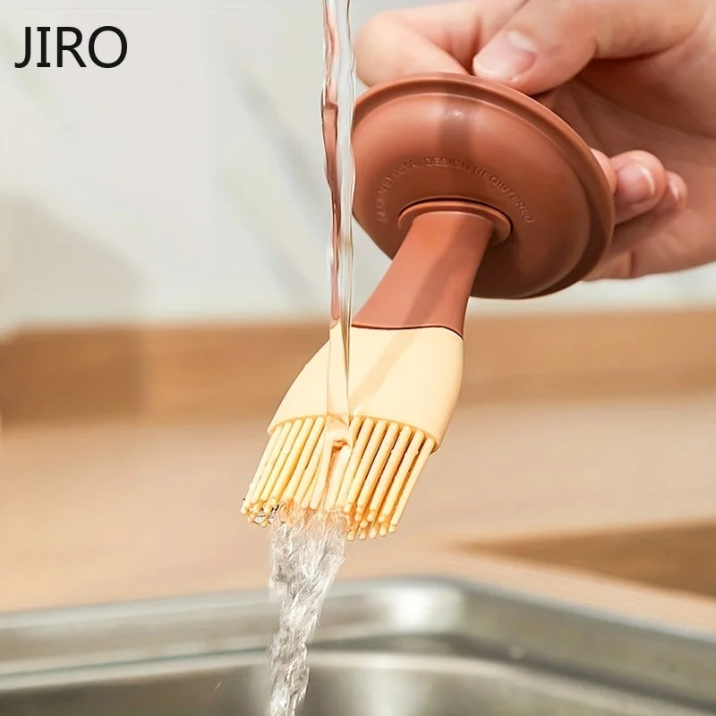 Silicone BBQ Oil Brush with Bottle – Basting Tool for Grilling BBQ Basting Brush SPOT