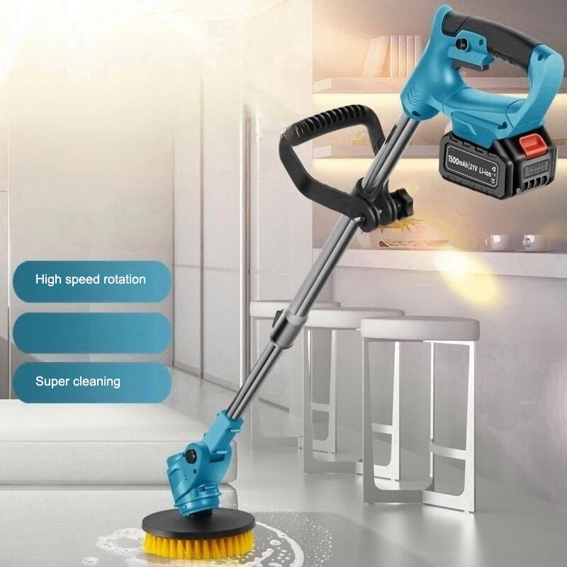 Retractable Electric Cleaning Brush – Bathroom & Home Scrubber Electric Cleaning Brush SPOT