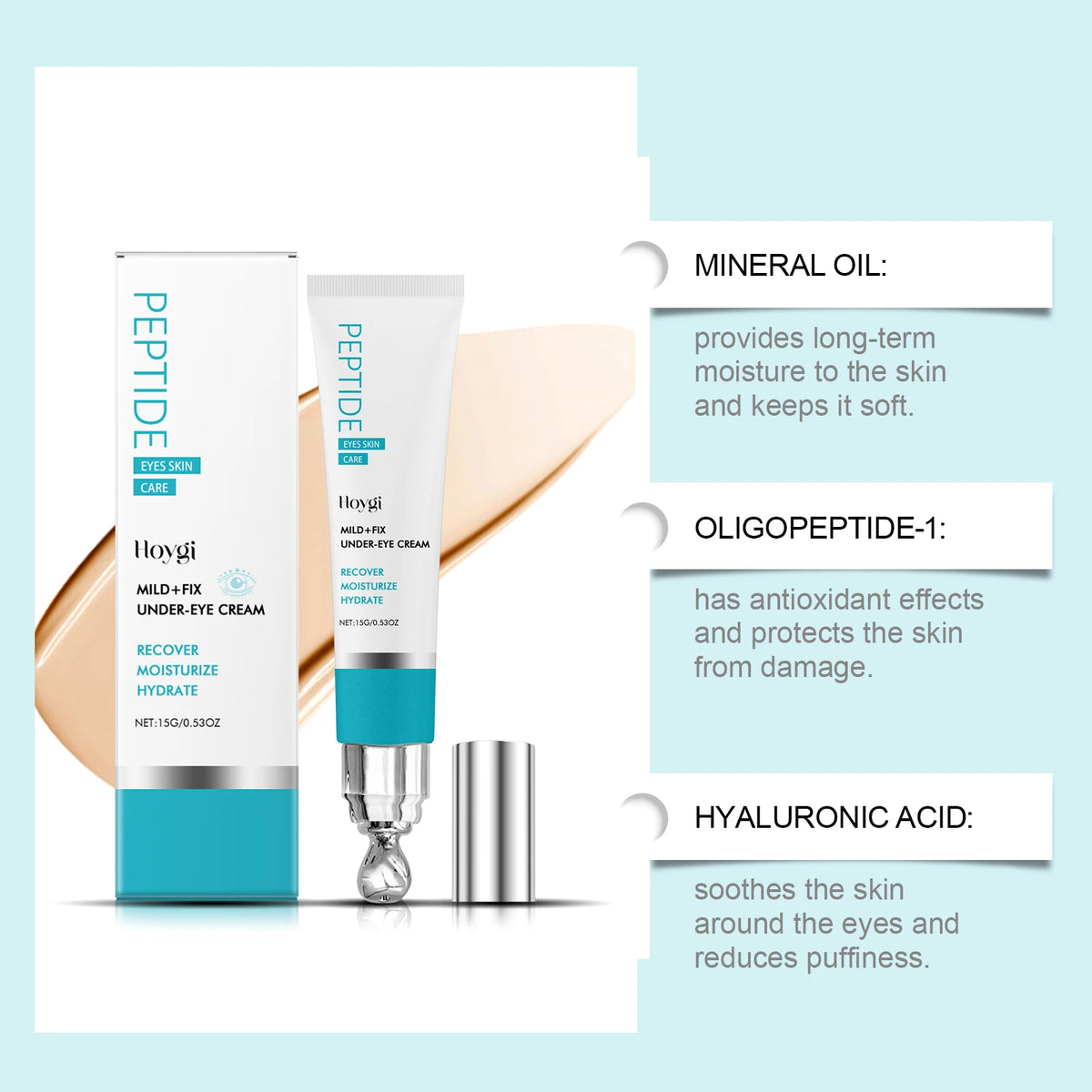 Hoygi Retinol & Bee Venom Firming Eye Cream | Peptide Series Eye Cream SPOT