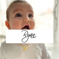 Personalized Name Necklace for Kids – Custom Stainless Steel Custom Name Necklace SPOT Picture style 1 Gold Color 40CM-45CM
