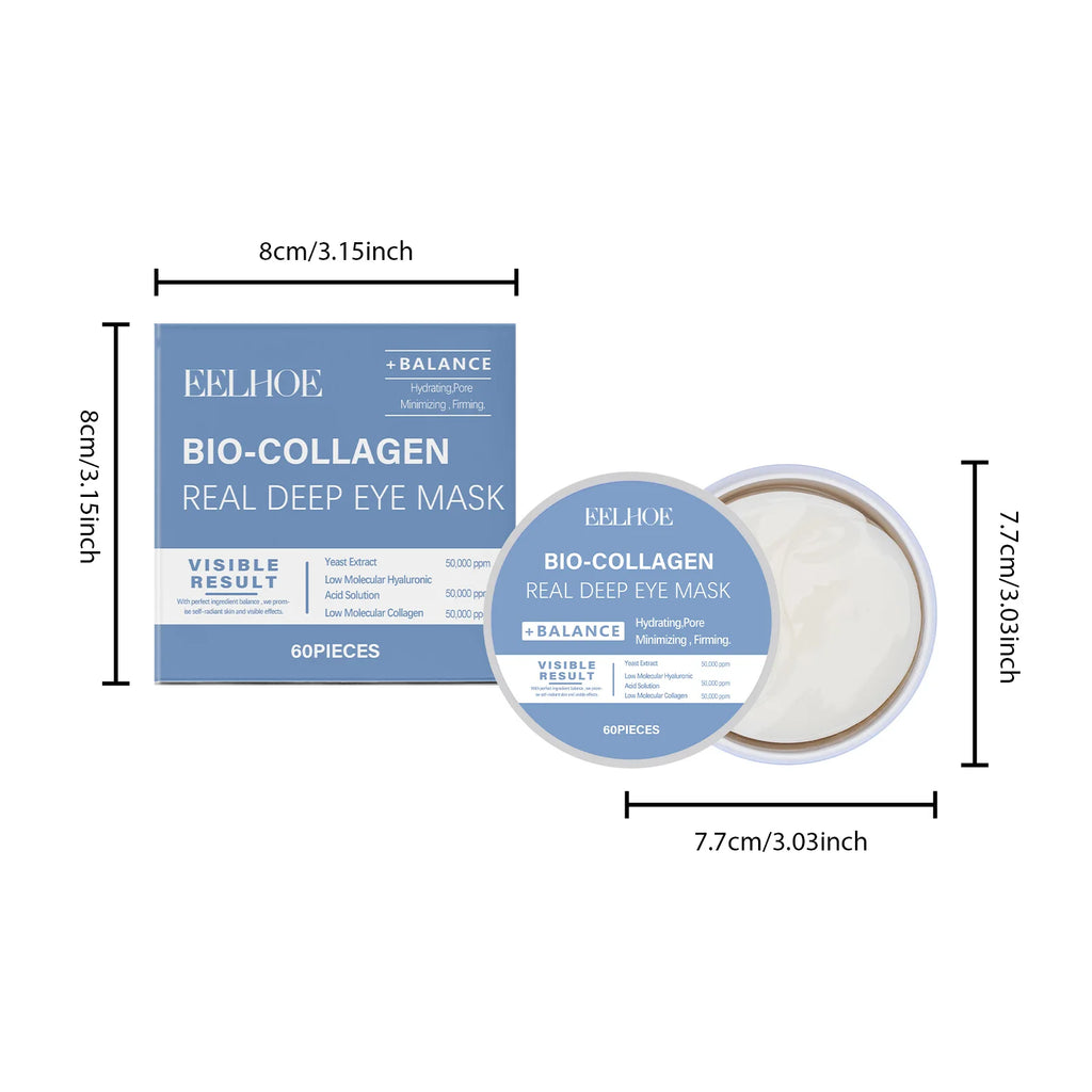EELHOE Under Eye Patches – Hyaluronic Acid, Collagen & Vitamin C Under Eye Patches SPOT Bio-Collagen