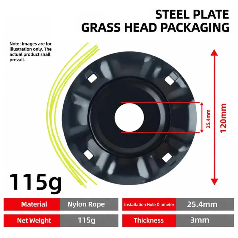 9-Inch Rhombus Lawn Mower Blade – Black-Plated Forged Steel Lawn Mower Blade SPOT A6