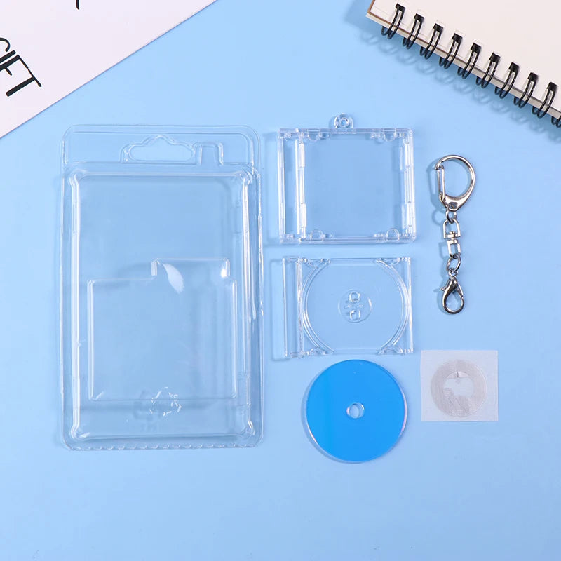 Mini NFC CD Disc Case Keychain – DIY Customizable Charm NFC Keychain Charm SPOT