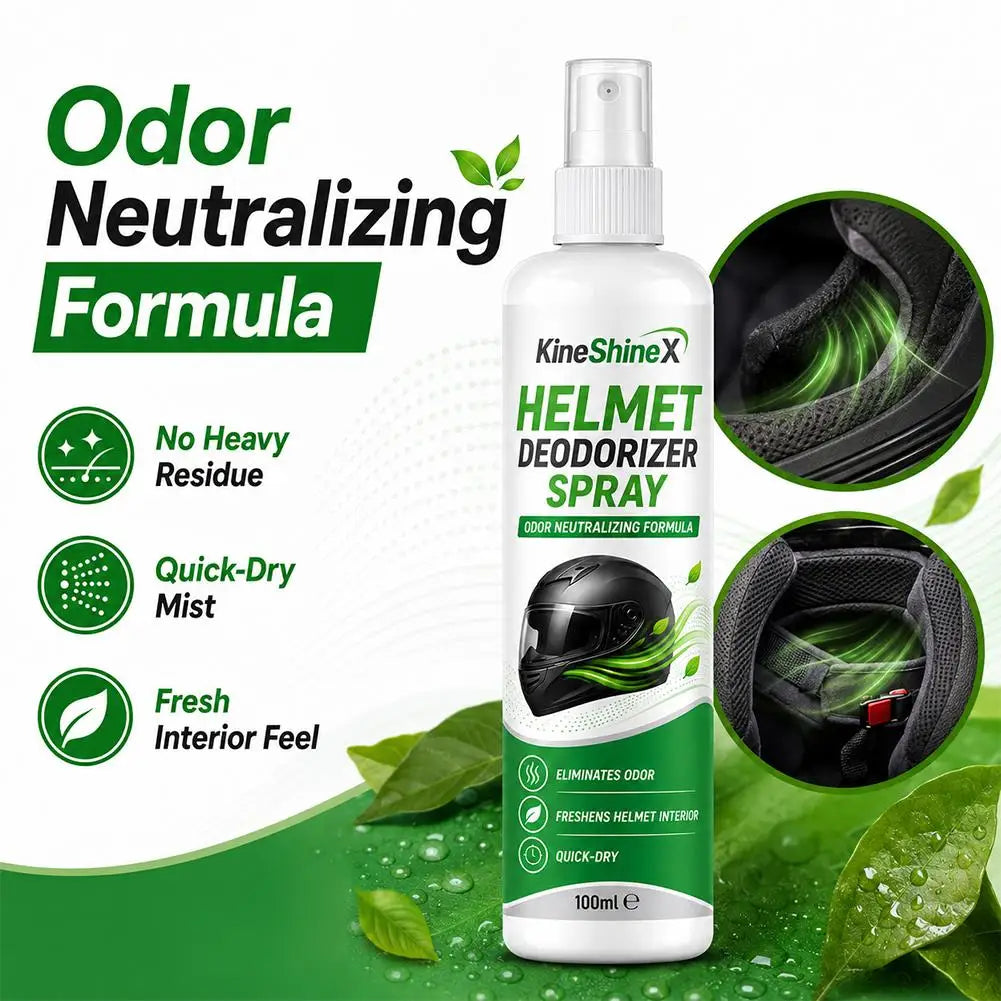 100ml Helmet Deodorizer Spray – Quick-Dry Odor Neutralizer Helmet Deodorizer Spray SPOT