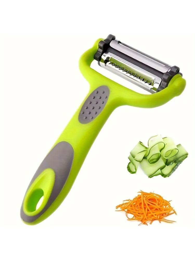 3-in-1 Vegetable Peeler Grater Shredder – Multifunctional Tool Vegetable Peeler Grater SPOT green