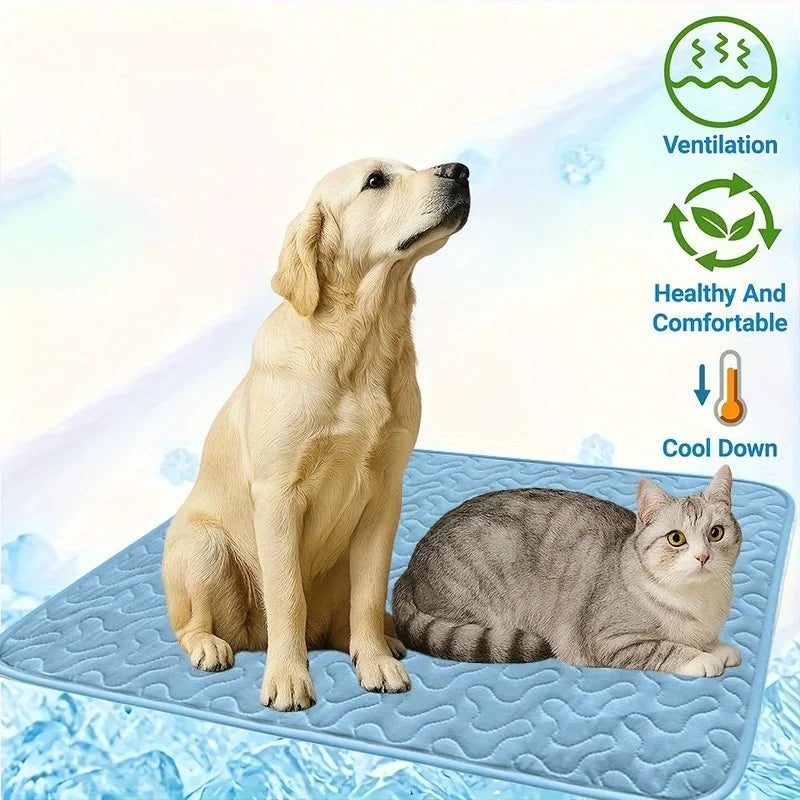 KEMORELA Dog Cooling Mat – Lightweight Summer Pet Pad Dog Cooling Mat SPOT