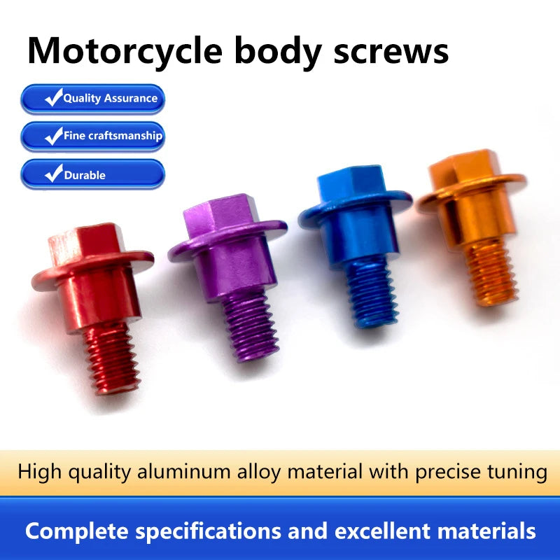 M6x12 Aluminum Fork Guard Bolts 6-Pack – KTM Yamaha Husqvarna Fork Guard Bolts SPOT