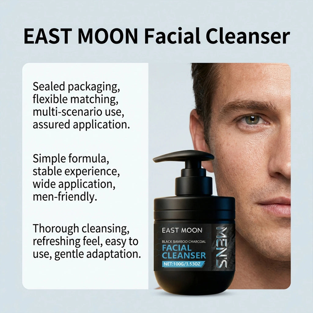 Men's Charcoal Face Wash – Deep Cleanse & Oil Control Men's Face Wash SPOT