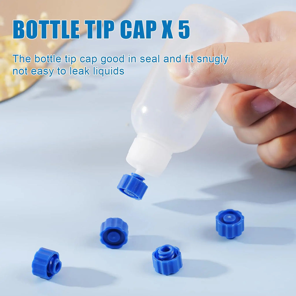 30ml Precision Glue Applicator Bottle with Blunt Needle Tips Glue Applicator Bottle SPOT