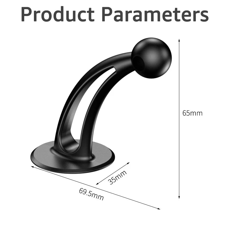 17mm Ball Head Car Dashboard Mount Base – Universal GPS & Phone Car Mount Base SPOT
