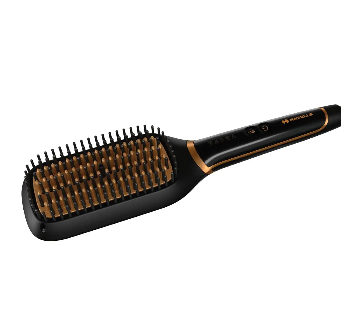 Electric Ceramic Straightening Brush – LCD Temp Display Hair Straightening Brush SPOT