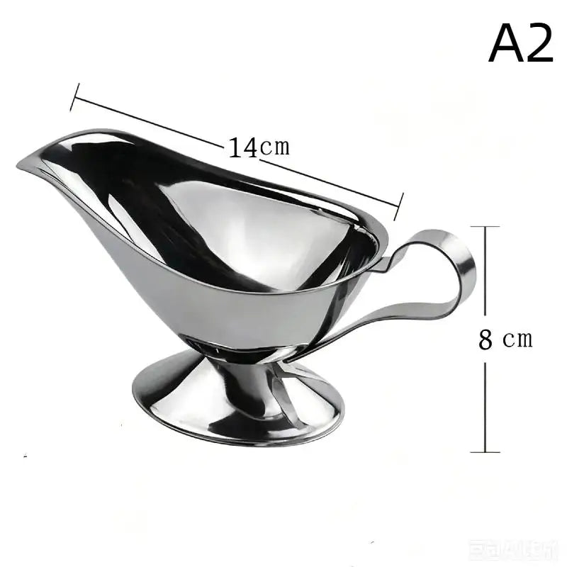 Stainless Steel Sauce Boat – Drip-Free Gravy Pourer Dispenser Gravy Sauce Boat SPOT A2