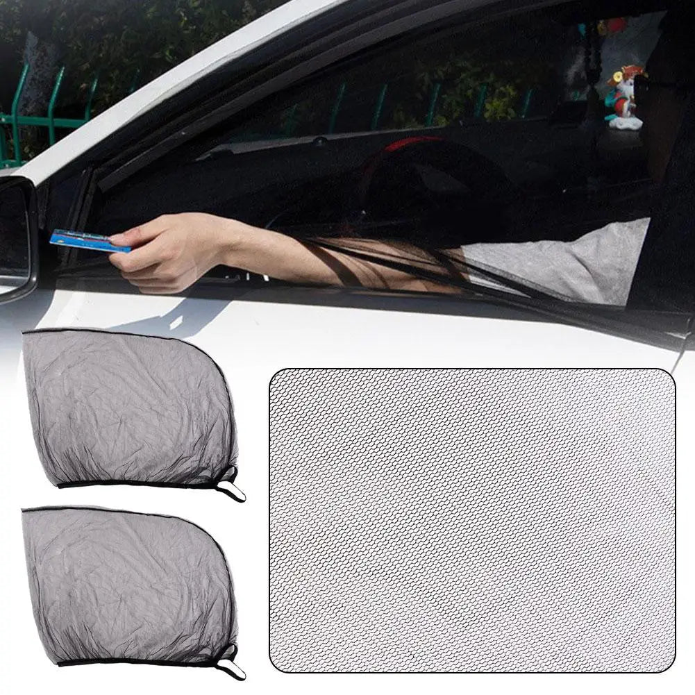 Car Window Mesh Screen – Sun & Bug Shield for Camping Car Window Screen SPOT