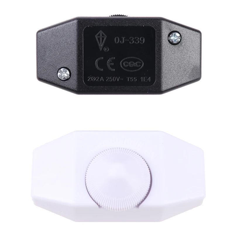 220V Inline Rotary Dimmer Switch – Lamp & Speed Controller Rotary Dimmer Switch SPOT