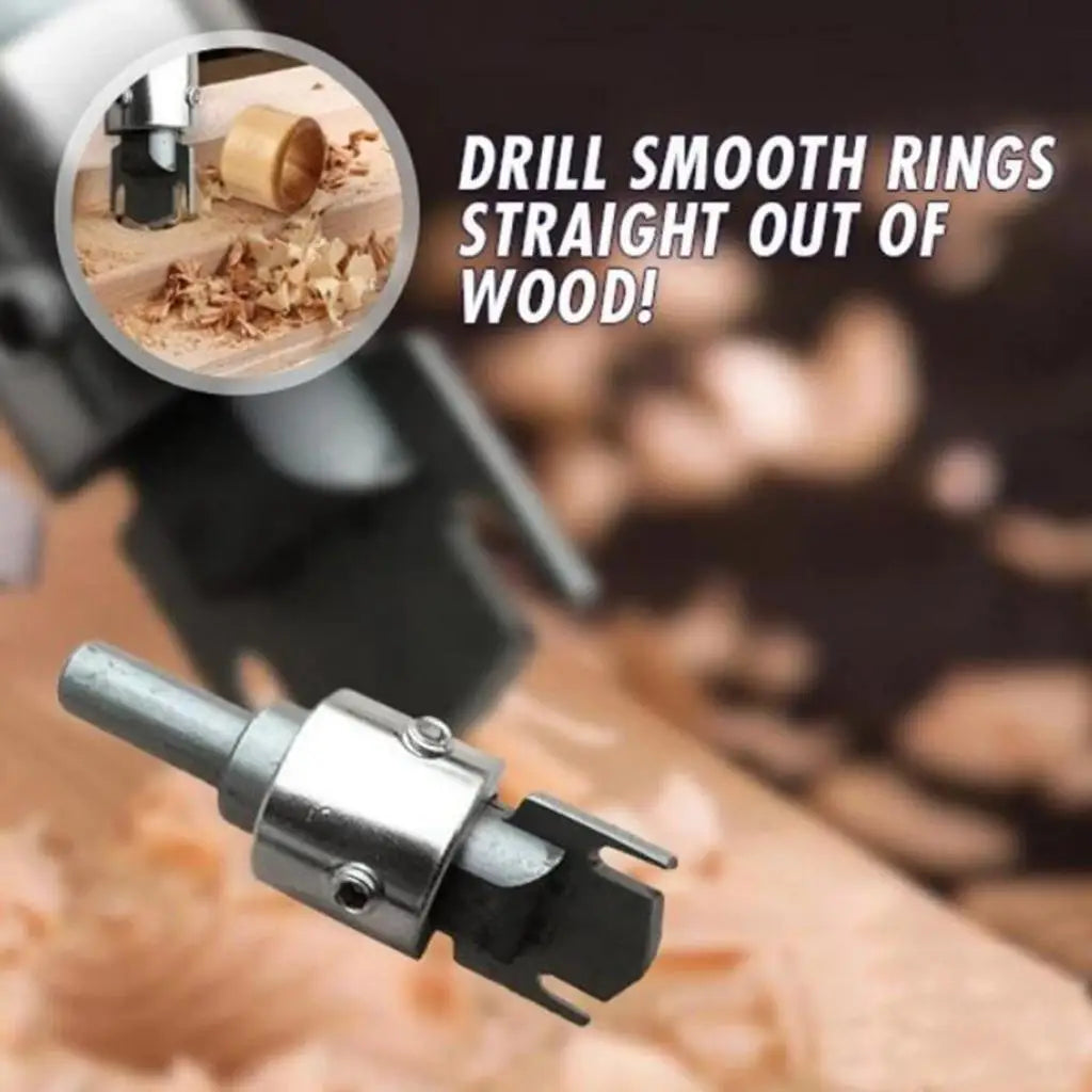 HSS Wooden Ring Maker Drill Bit Set – 4 Sizes, DIY Woodworking Woodworking Drill Set SPOT
