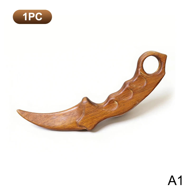 Golden Sandalwood Claw Knife Wooden Carved Ornament | Home Decor Wooden Carved Ornament SPOT A1