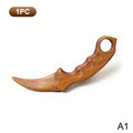 Golden Sandalwood Claw Knife Wooden Carved Ornament | Home Decor Wooden Carved Ornament SPOT A1