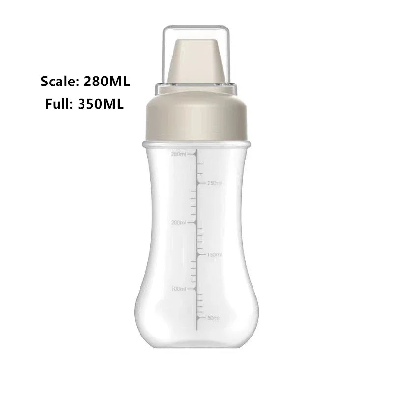 Leak-Proof Squeeze Sauce Bottles – Refillable Condiment Set Condiment Squeeze Bottle SPOT Beige