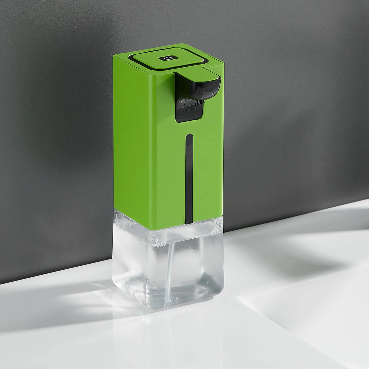 Wall-Mounted Touchless Foam Soap Dispenser – Auto Sensor Foam Soap Dispenser SPOT Green