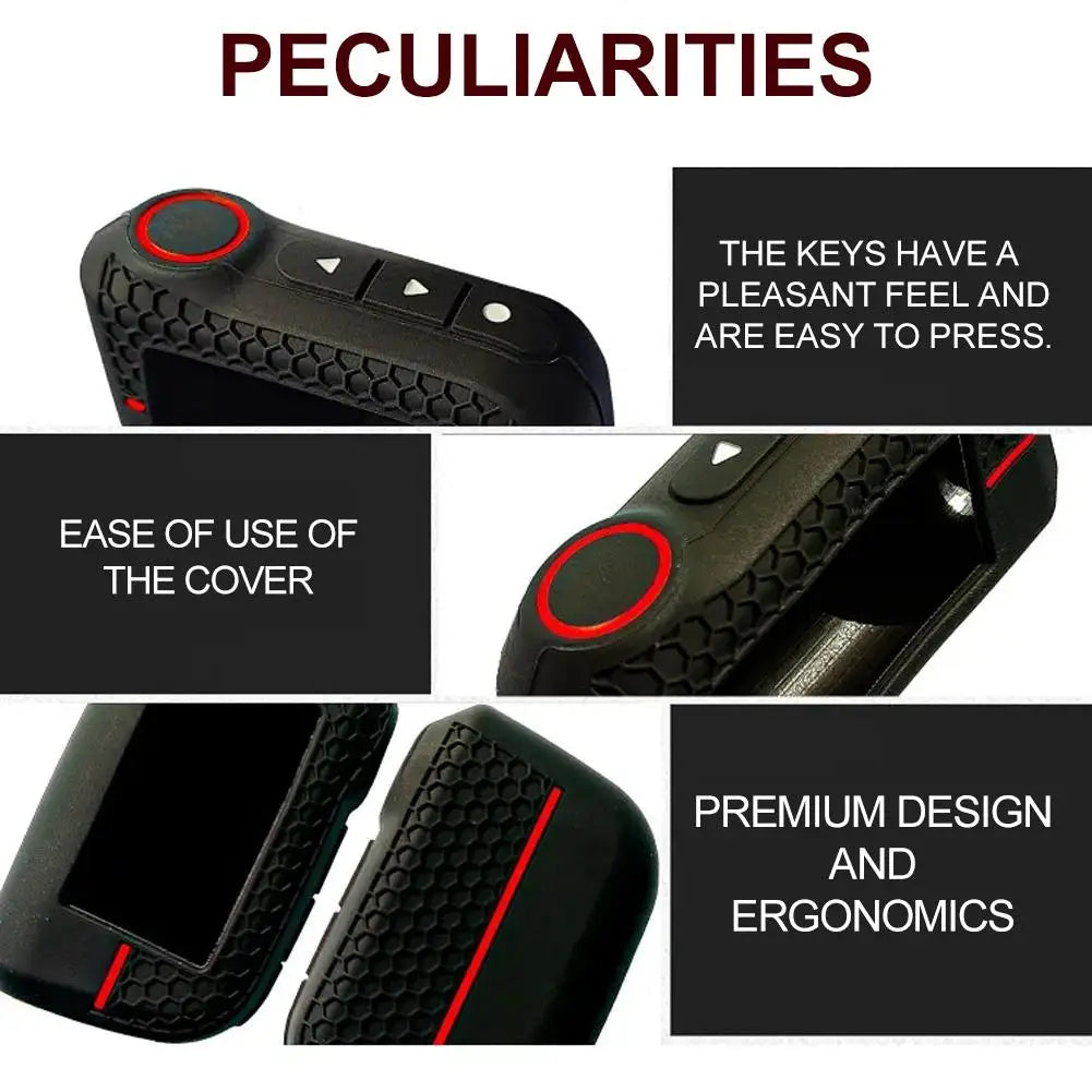 Silicone Key Fob Cover for Starline A93 A63 Car Alarm Remote Car Key Fob Cover SPOT